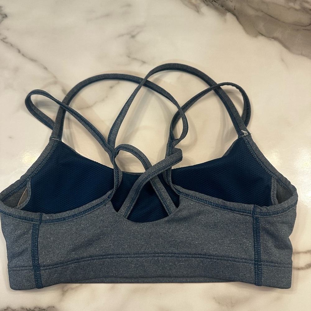 Women's Gray Sports Bra